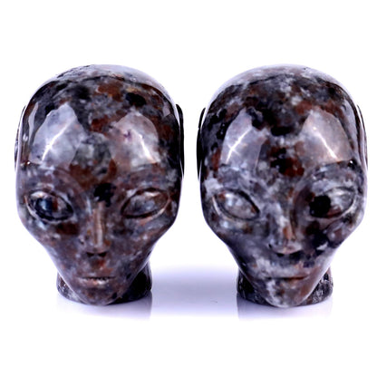 Nicedony 1.5" Yooperlite Hand Carved Crystal Elf Alien Sculpture - 2
