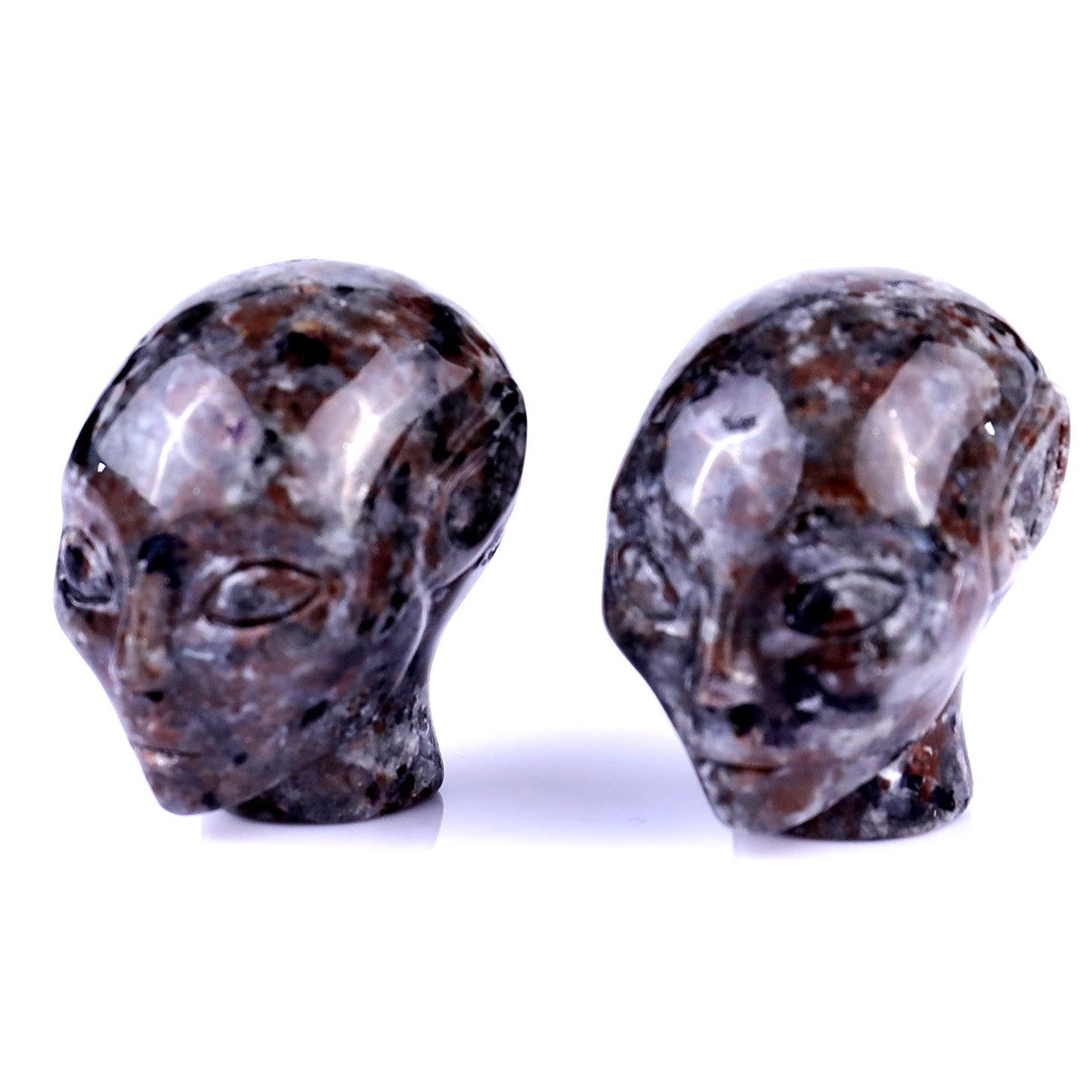 Nicedony 1.5" Yooperlite Hand Carved Crystal Elf Alien Sculpture - View 4