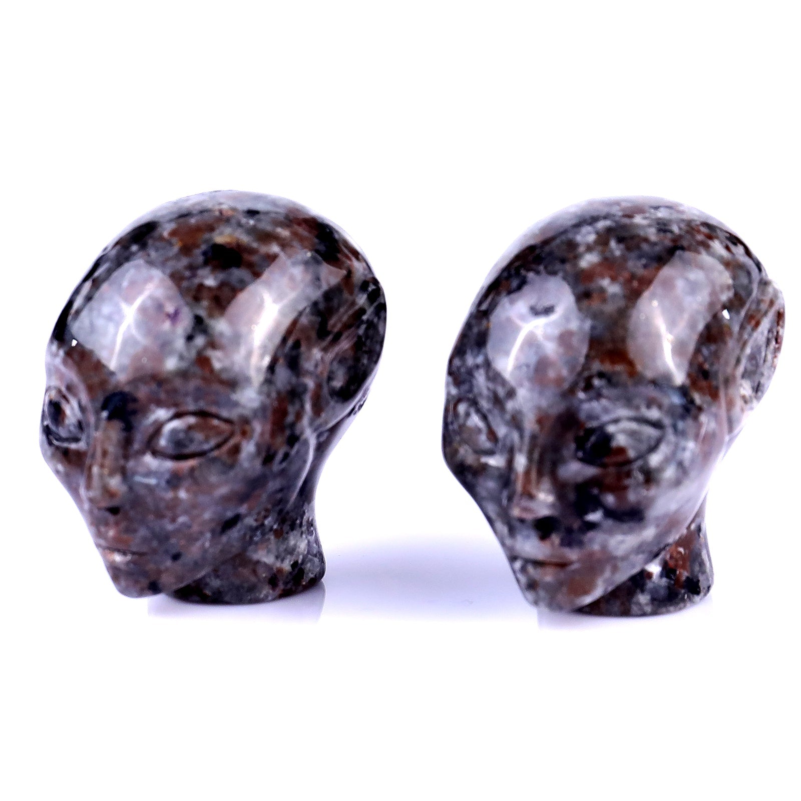 Nicedony 1.5" Yooperlite Hand Carved Crystal Elf Alien Sculpture - View 4