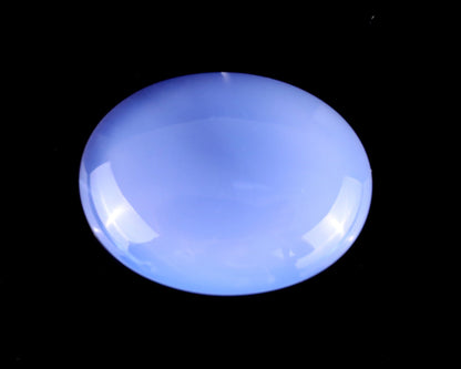 Nicedony 1.6" Blue Chalcedony Hand Carved Crystal Worry Stone - View 5