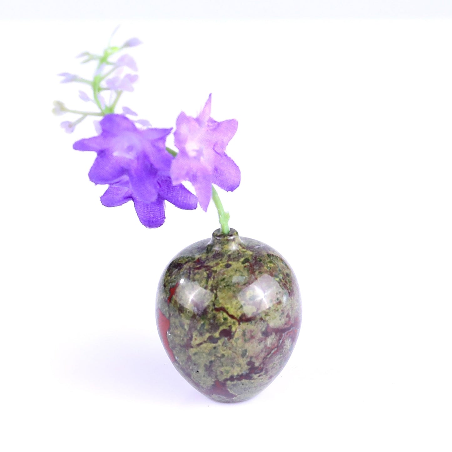 Nicedony 1.7" Gemstone Hand Carved Vase,Incense Holder Sculpture - View 5