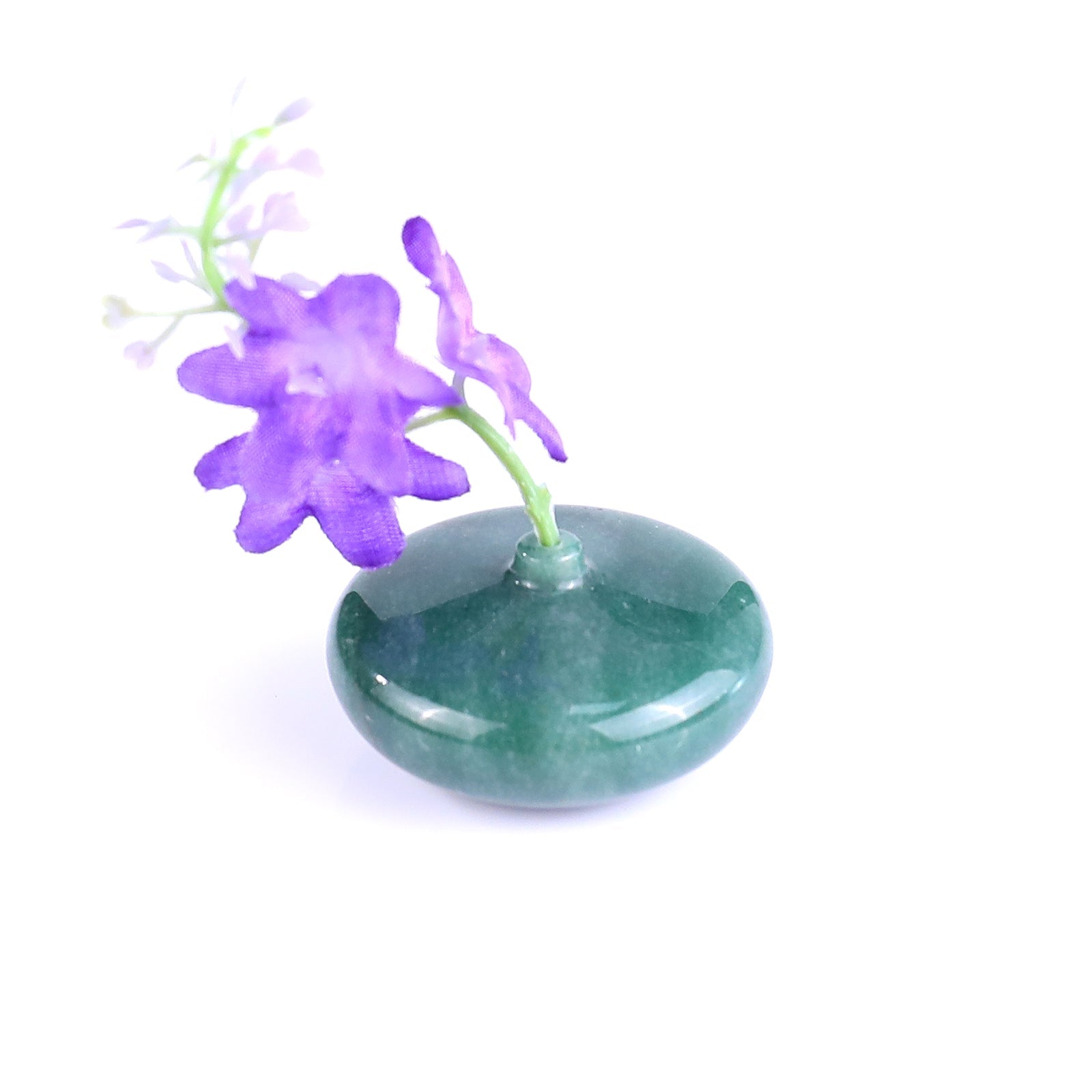 Nicedony 1.7" Gemstone Hand Carved Vase,Incense Holder Sculpture - View 13