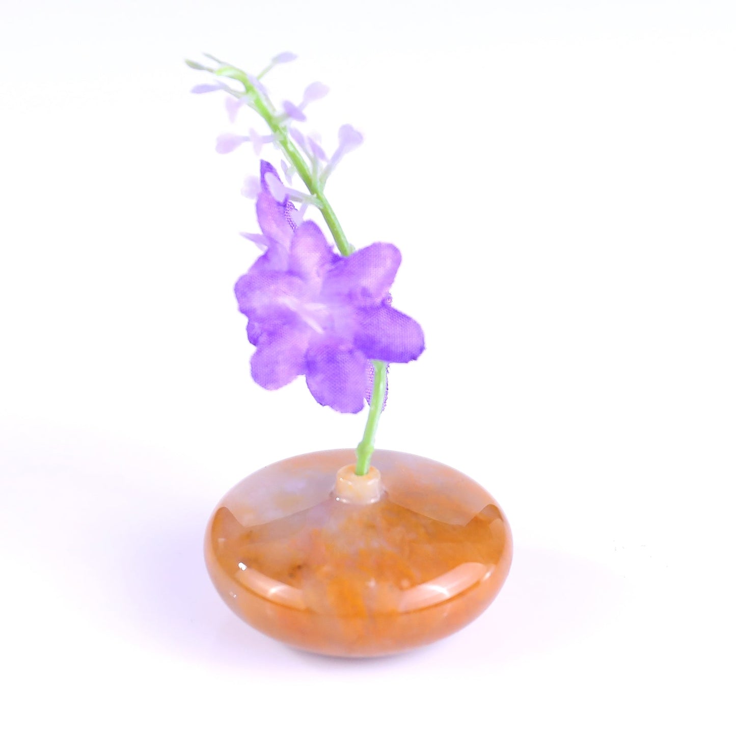 Nicedony 1.7" Gemstone Hand Carved Vase,Incense Holder Sculpture - View 11