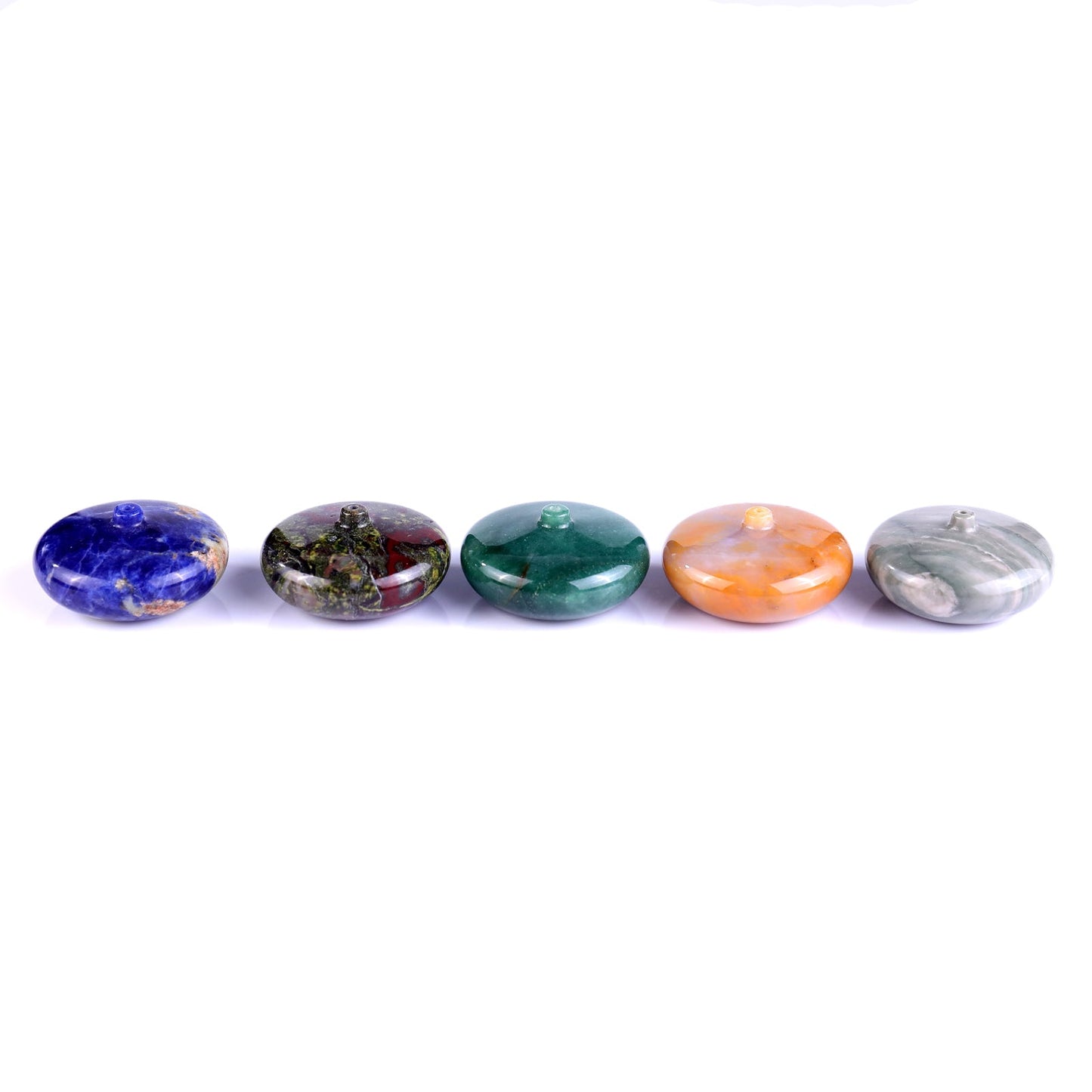 Nicedony 1.7" Gemstone Hand Carved Vase,Incense Holder Sculpture - View 8