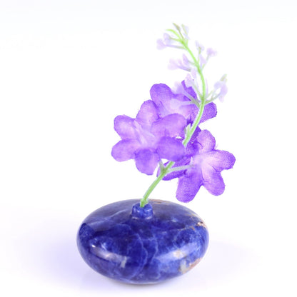 Nicedony 1.7" Gemstone Hand Carved Vase,Incense Holder Sculpture - View 12