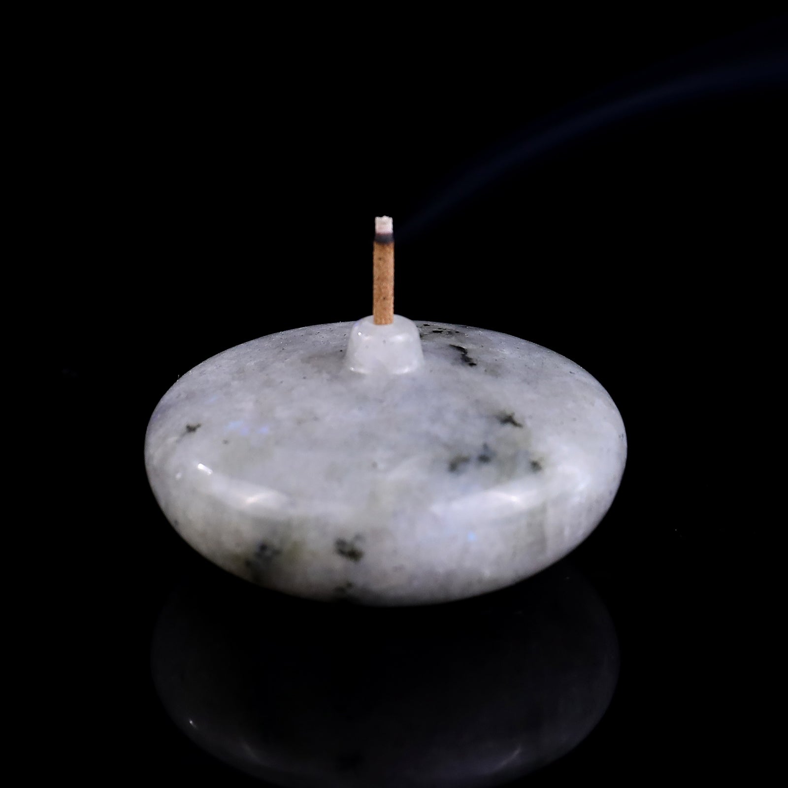Nicedony 1.7" Gemstone Hand Carved Vase, Incense Holder Sculpture - View 17