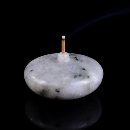 Nicedony 1.7" Gemstone Hand Carved Vase, Incense Holder Sculpture - View 17