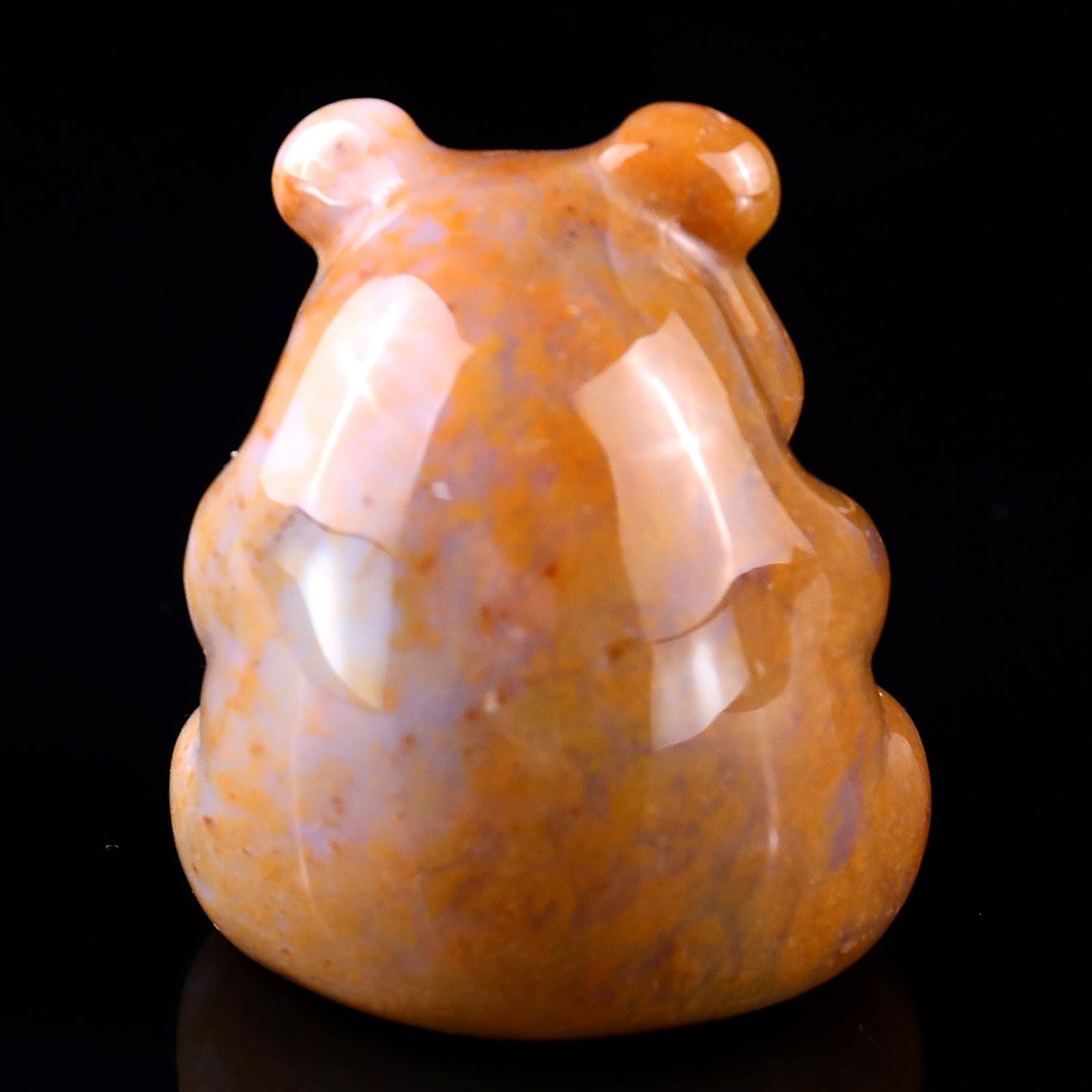 Nicedony 1.9" Chalcedony Hand Carved Crystal Panda Sculpture - View 4