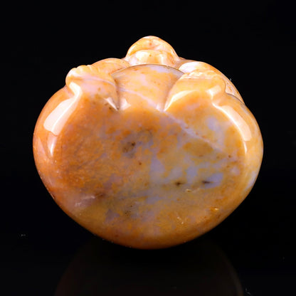 Nicedony 1.9" Chalcedony Hand Carved Crystal Panda Sculpture - View 6