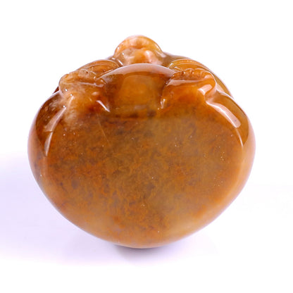 Nicedony 1.9" Chalcedony Hand Carved Crystal Panda Sculpture - View 8