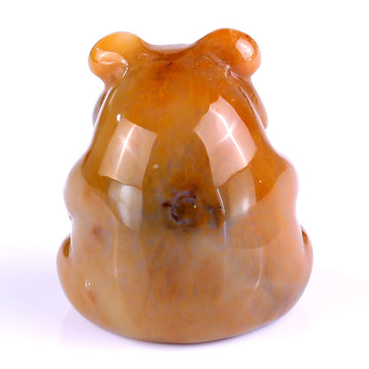 Nicedony 1.9" Chalcedony Hand Carved Crystal Panda Sculpture - View 5