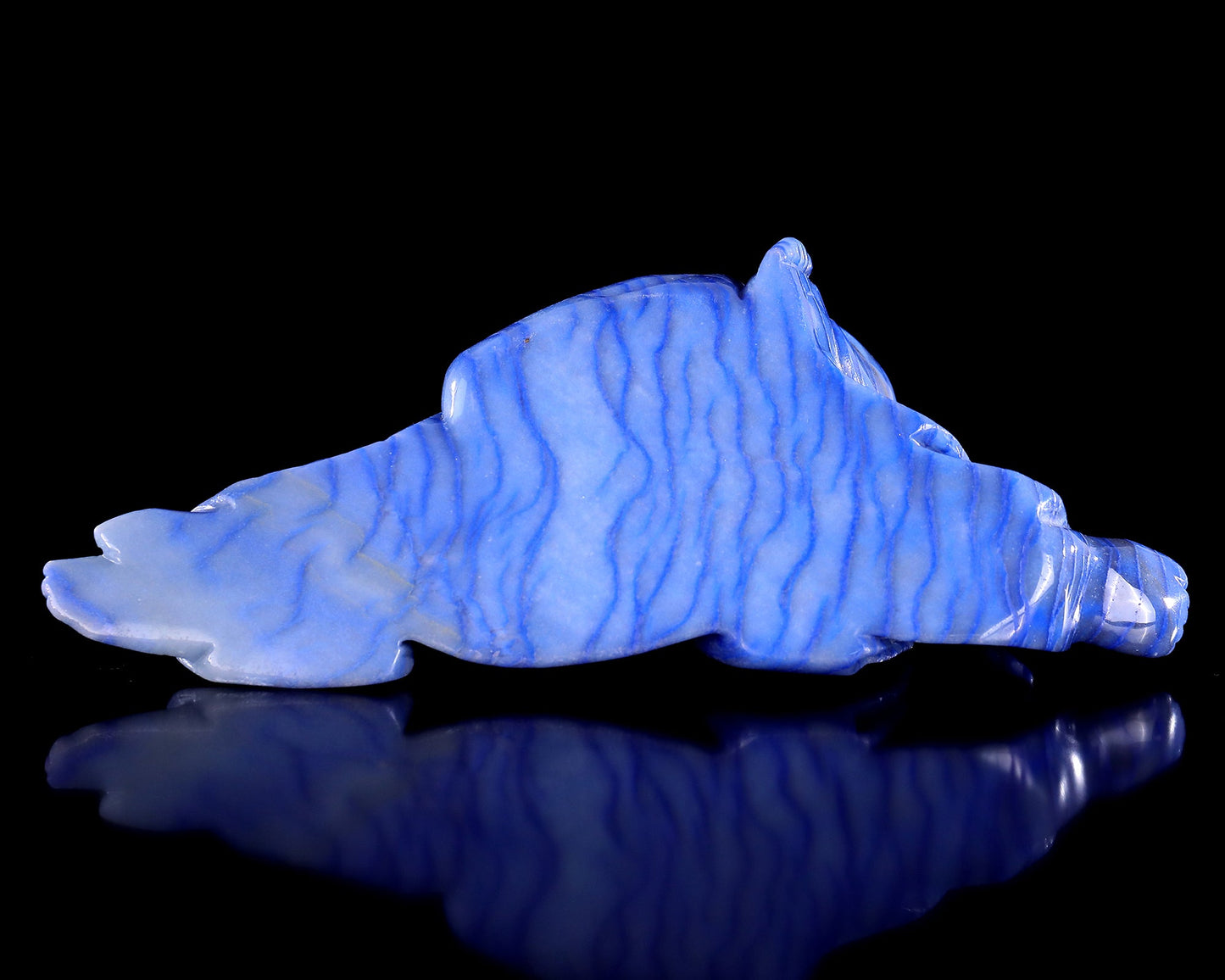 Nicedony 10" Blue Aventurine Hand Carved Crystal Buddha Sculpture - View 10