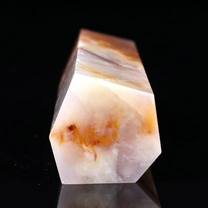Nicedony 105mm Chalcedony Hand Carved Crystal Point - View 5