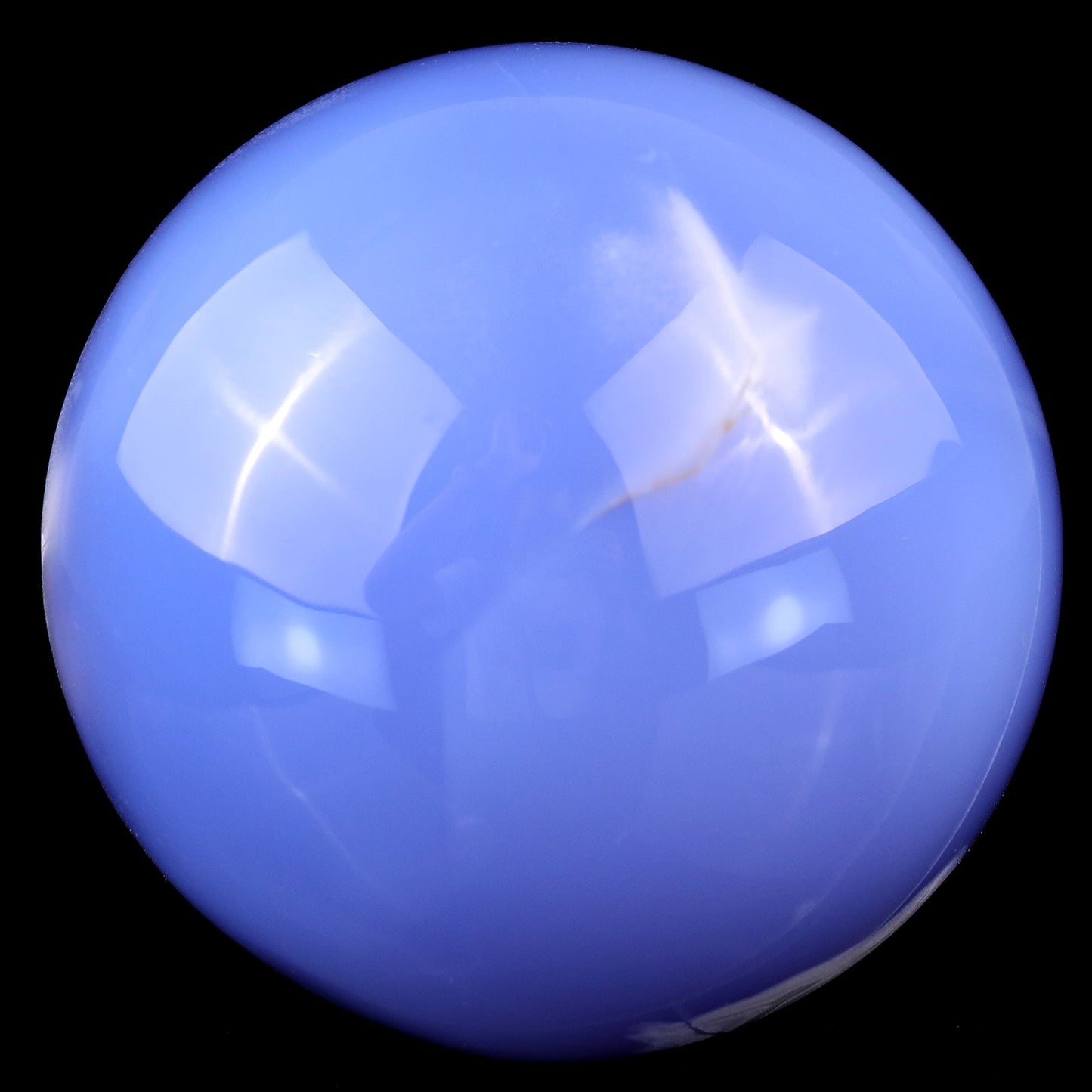 Nicedony 110mm Blue Chalcedony Hand Carved Crystal Sphere - View 12