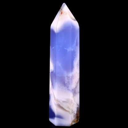 Nicedony 150mm Blue Chalcedony Hand Carved Crystal Point - View 5