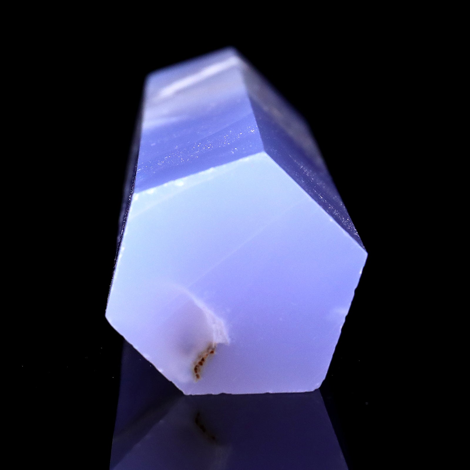Nicedony 160mm Blue Chalcedony Hand Carved Crystal Point - View 5
