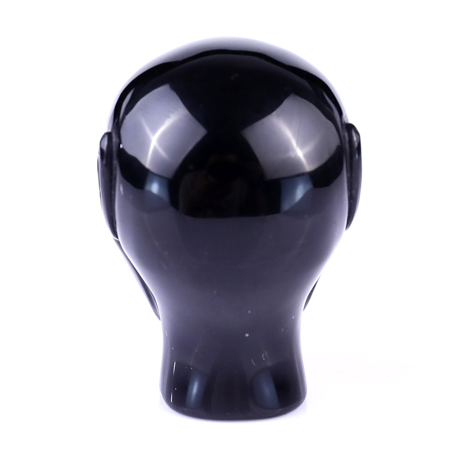 Nicedony 2.0" Black Obsidian Hand Carved Crystal Elf Alien Sculpture - View 5