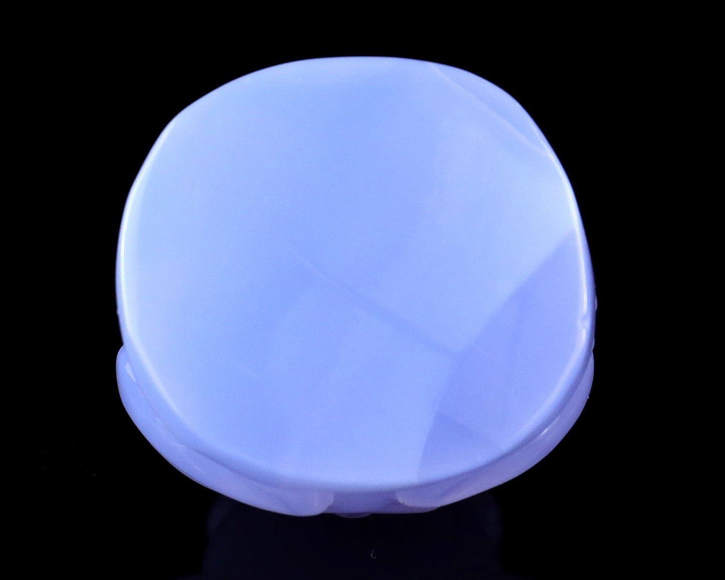 Nicedony 2.0" Blue Chalcedony Hand Carved Crystal Frog Sculpture - View 6