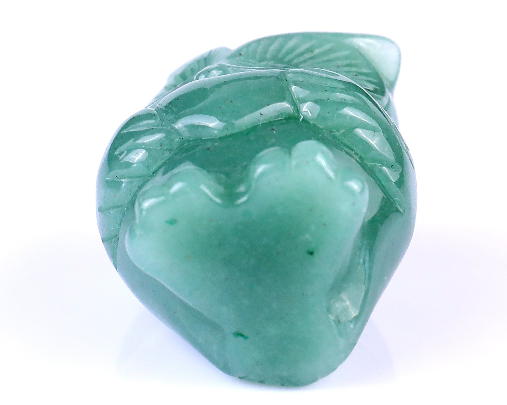 Nicedony 2.0" Green Aventurine Hand Carved Crystal Owl Sculpture - View 6