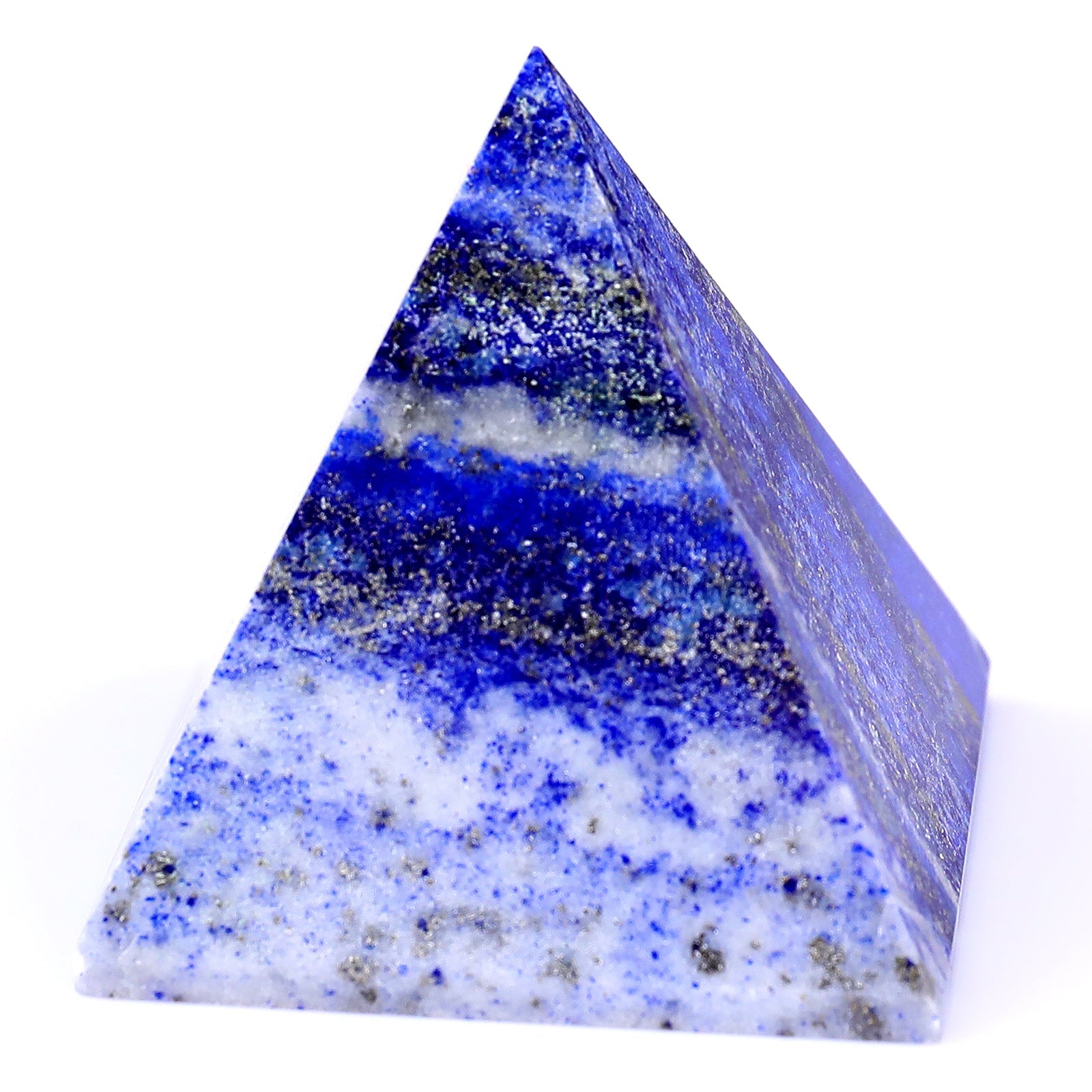 Nicedony 2.0" Lapis Lazuli Hand Carved Crystal Pyramid - View 4
