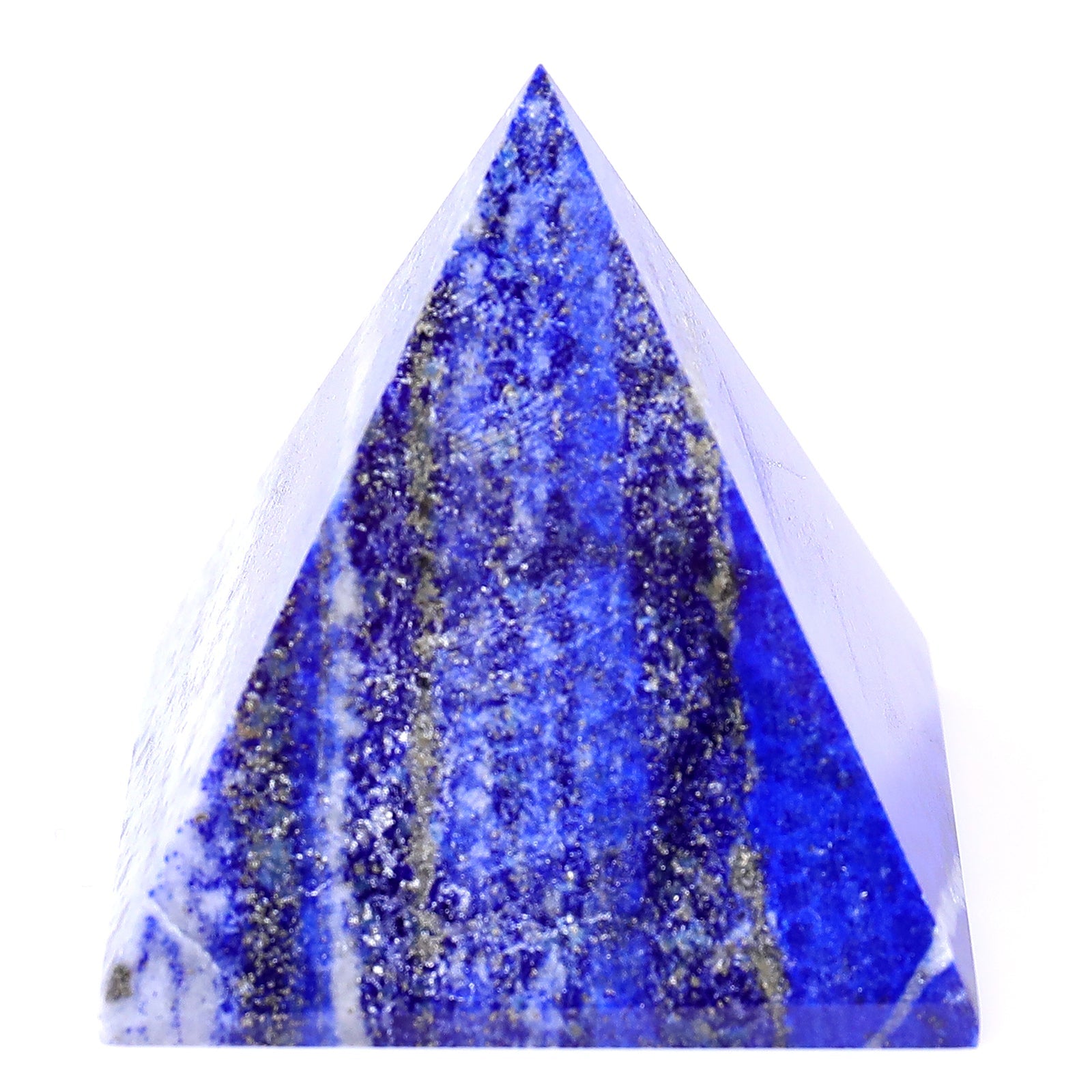Nicedony 2.0" Lapis Lazuli Hand Carved Crystal Pyramid - #1100111