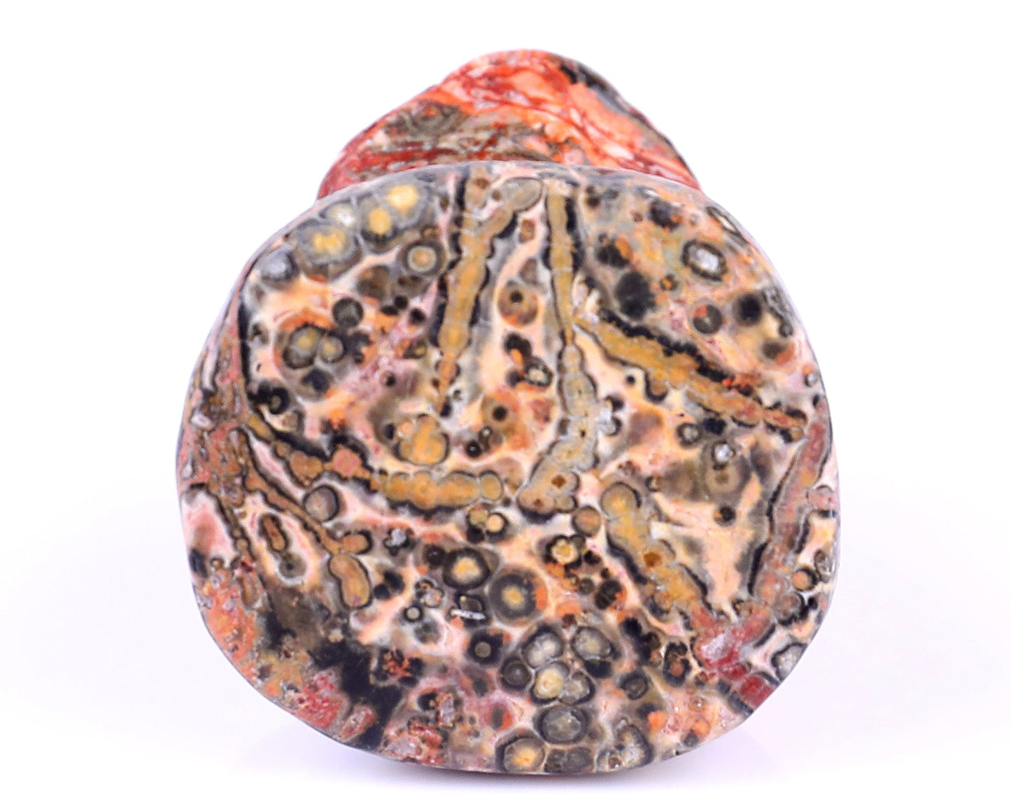Nicedony 2.0" Leopard Skin Jasper Hand Carved Crystal Frog Sculpture - View 6