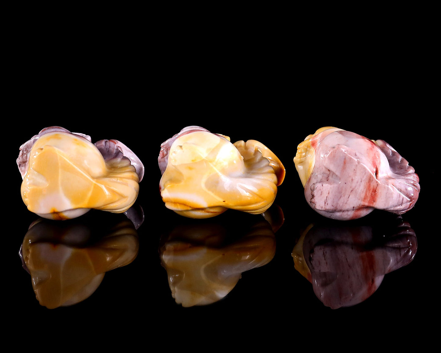 Nicedony 2.0" Mookaite Jasper Hand Carved Crystal Squirrel Sculpture 3pcs - View 7
