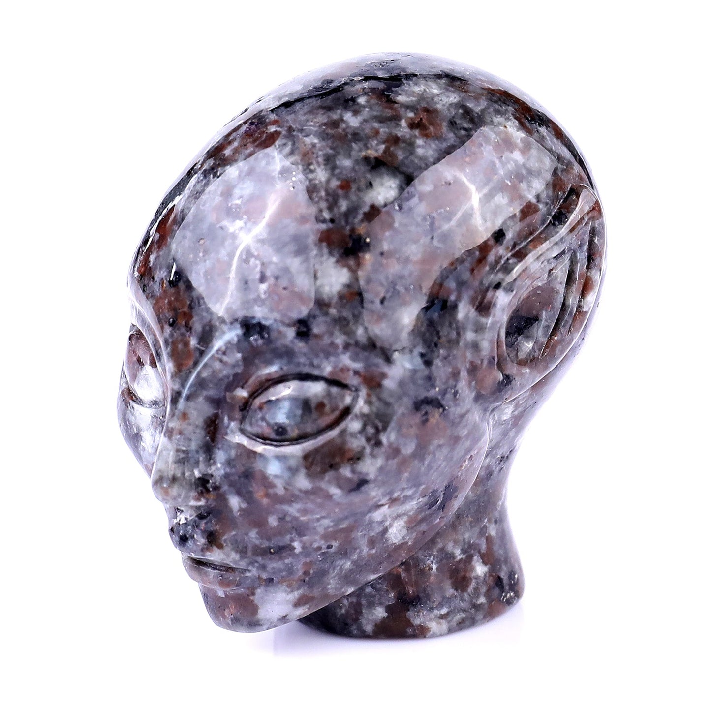 Nicedony 2.0" Yooperlite Hand Carved Crystal Elf Alien Sculpture - View 7