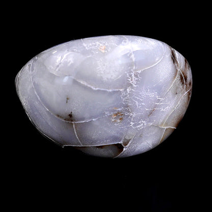 Nicedony 2.1" Blue Chalcedony Hand Carved Crystal Polished Stone - View 5