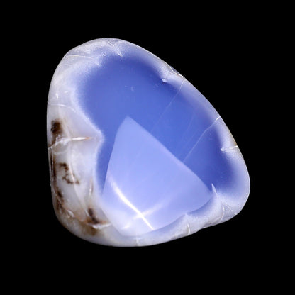 Nicedony 2.1" Blue Chalcedony Hand Carved Crystal Polished Stone