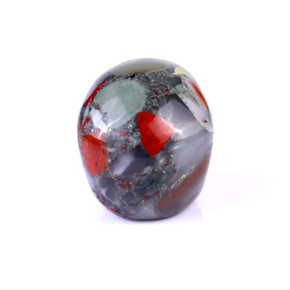 Nicedony 2.2" African Blood Stone Hand Carved Realistic Skull - View 5