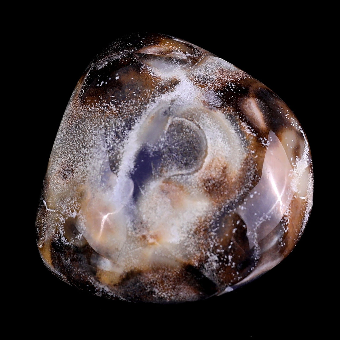 Nicedony 2.2" Blue Chalcedony Hand Carved Crystal Polished Stone - View 6