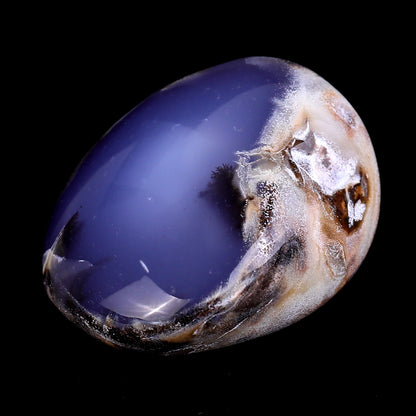 Nicedony 2.2" Blue Chalcedony Hand Carved Crystal Polished Stone - View 7