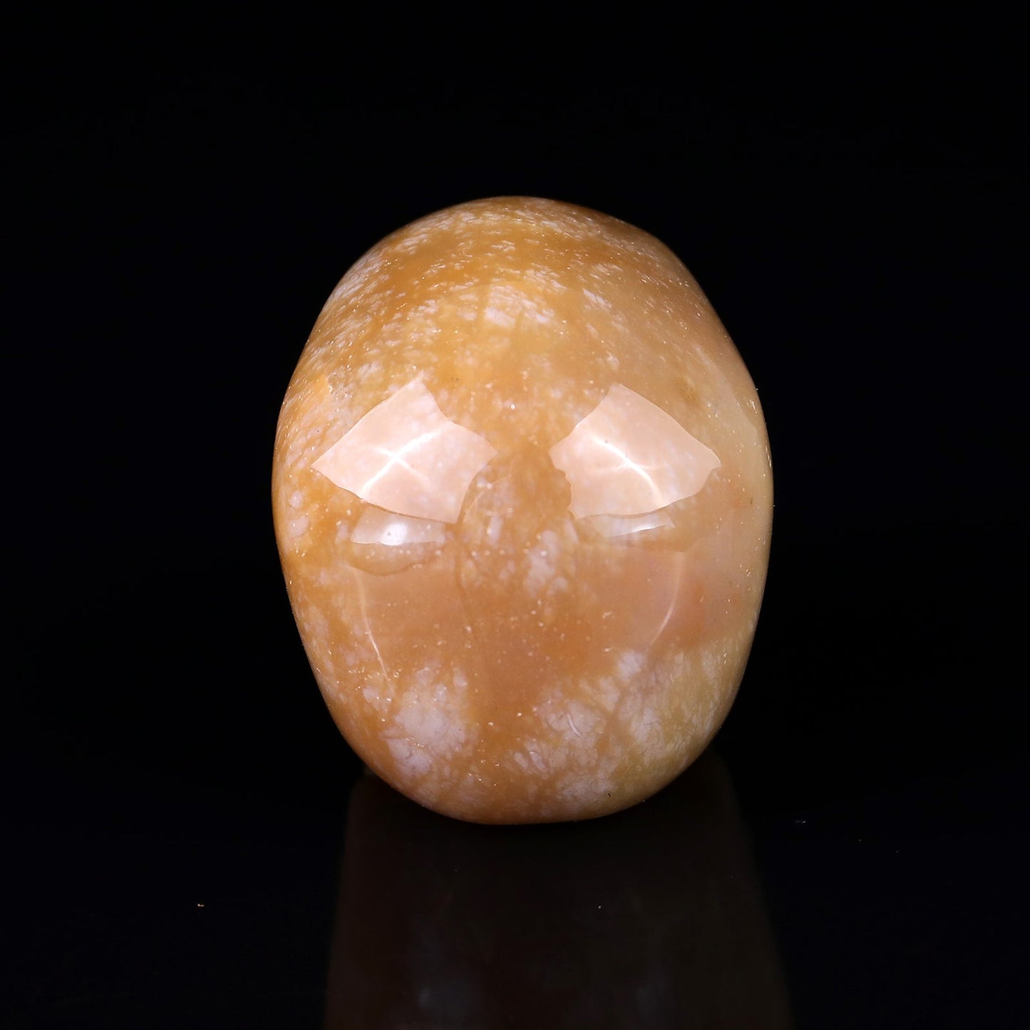 Nicedony 2.2" Chalcedony Hand Carved Realistic Skull Sculpture - View 20