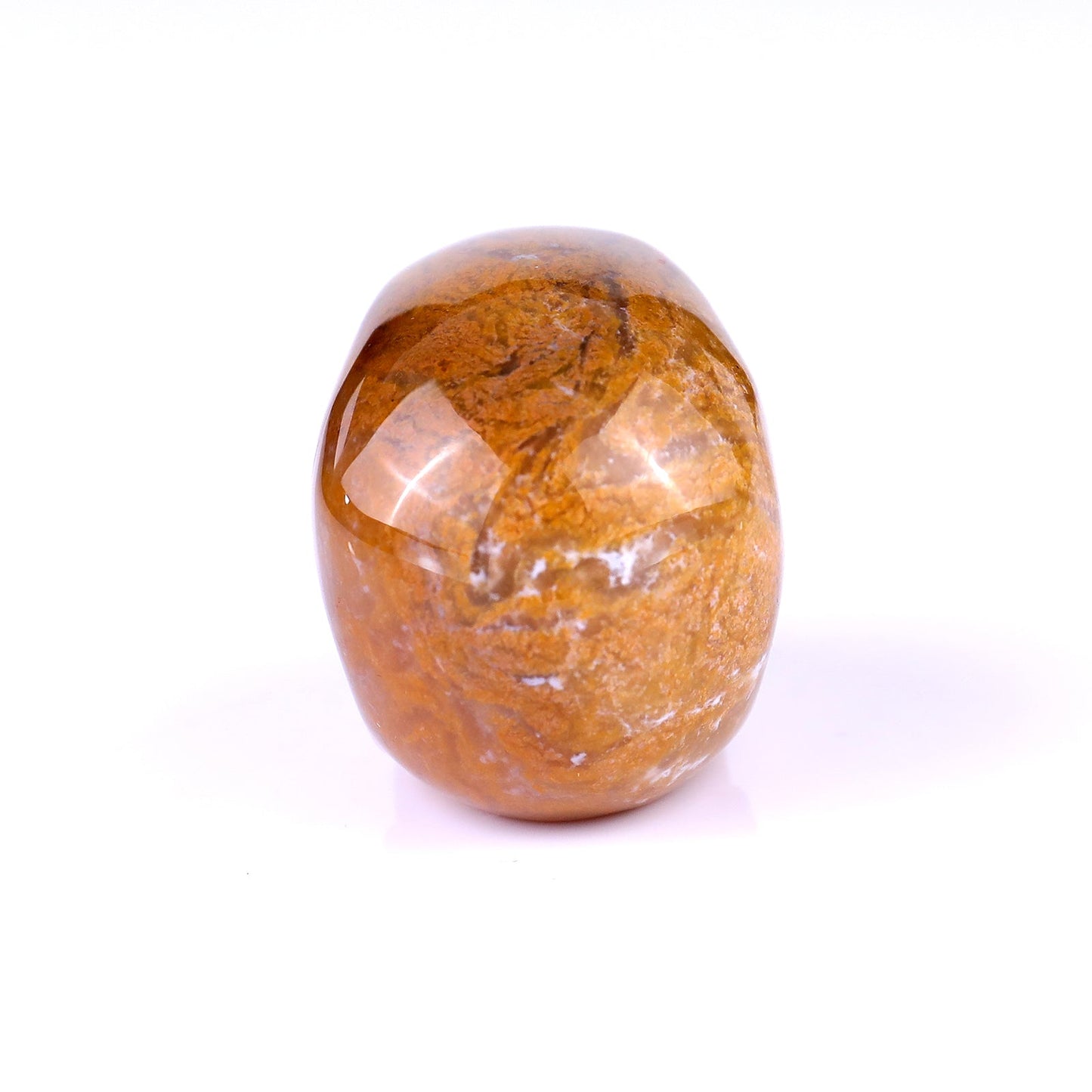 Nicedony 2.2" Chalcedony Hand Carved Realistic Skull Sculpture - View 5