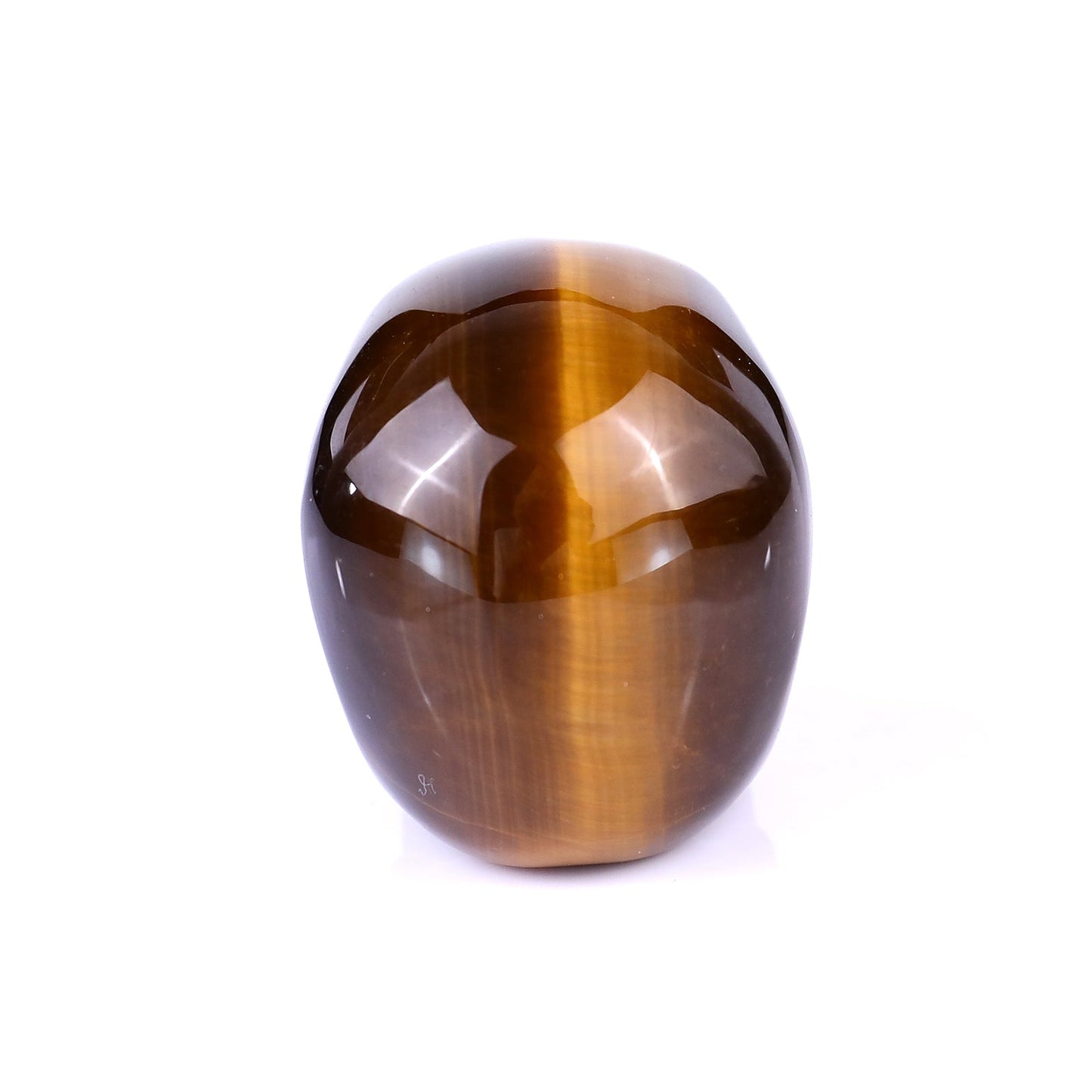 Nicedony 2.2" Gold Tiger Eye Hand Carved Realistic Skull Sculpture - View 19