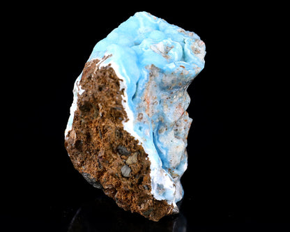 Nicedony 2.4" Blue Aragonite Hand Carved Skull Sculpture - View 3
