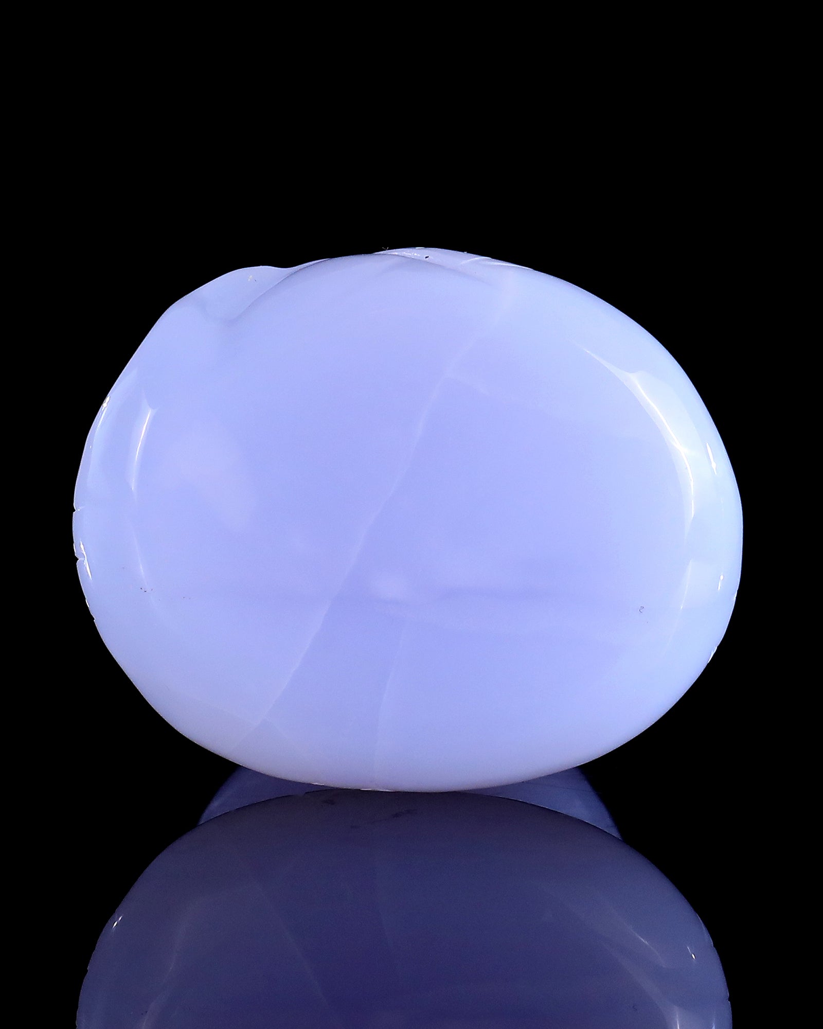 Nicedony 2.4" Blue Chalcedony Hand Carved Crystal Baby Snake Sculpture - View 9