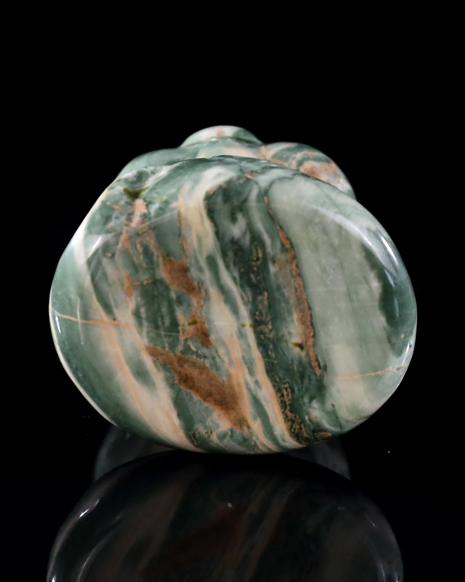Nicedony 2.4" Jiulong Jade Hand Carved Crystal Baby Snake Sculpture 6 - View 10