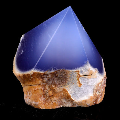 Nicedony 2.6" Blue Chalcedony Hand Carved Crystal Polished Point - View 2