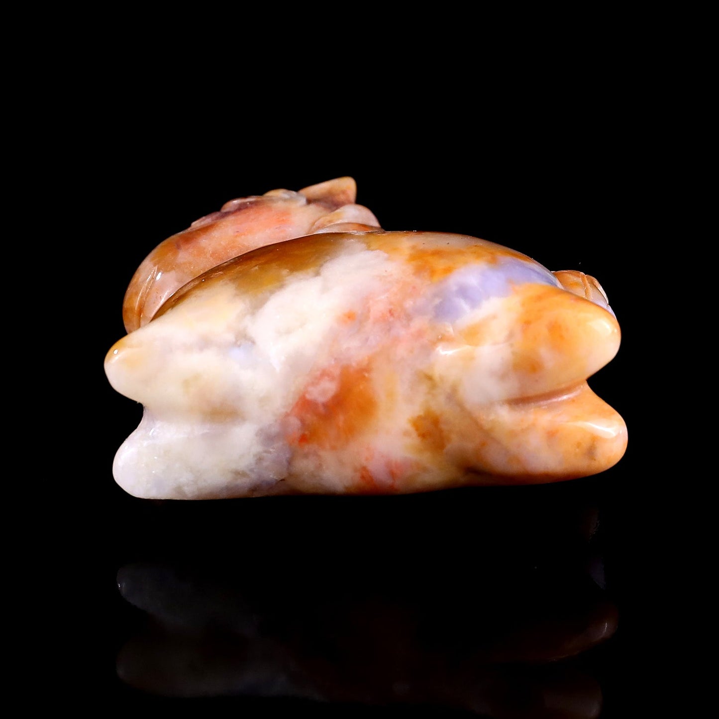 Nicedony 2.7" Chalcedony Hand Carved Crystal Unicorn Sculpture - View 8