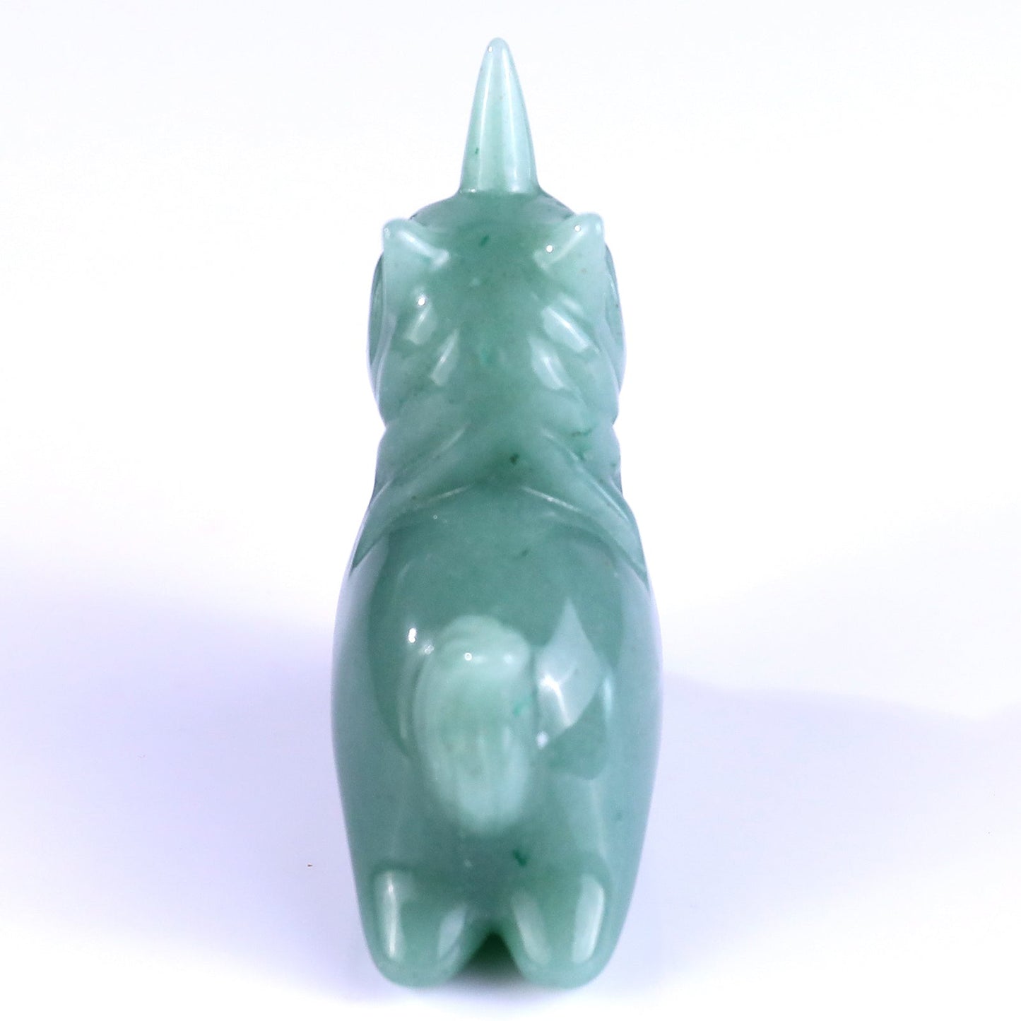 Nicedony 2.7" Green Aventurine Hand Carved Crystal Unicorn Sculpture - View 5
