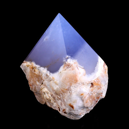 Nicedony 2.8" Blue Chalcedony Hand Carved Crystal Polished Point - View 6