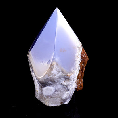 Nicedony 2.8" Blue Chalcedony Hand Carved Crystal Polished Point - View 3