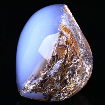 Nicedony 2.8" Blue Chalcedony Hand Carved Crystal Polished Stone - View 5