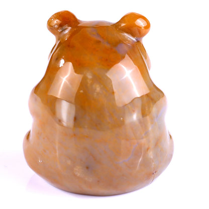 Nicedony 2.8" Chalcedony Hand Carved Crystal Panda Sculpture - View 5