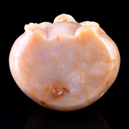Nicedony 2.8" Chalcedony Hand Carved Crystal Panda Sculpture - View 15