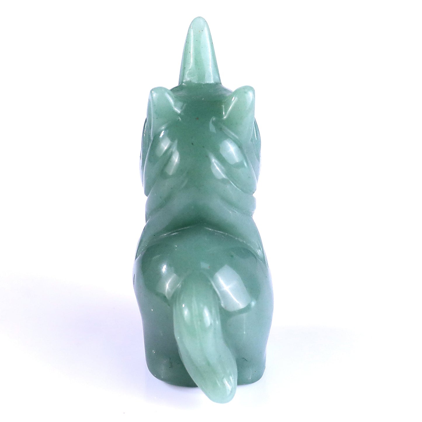 Nicedony 2.8" Green Aventurine Hand Carved Crystal Unicorn Sculpture - View 5
