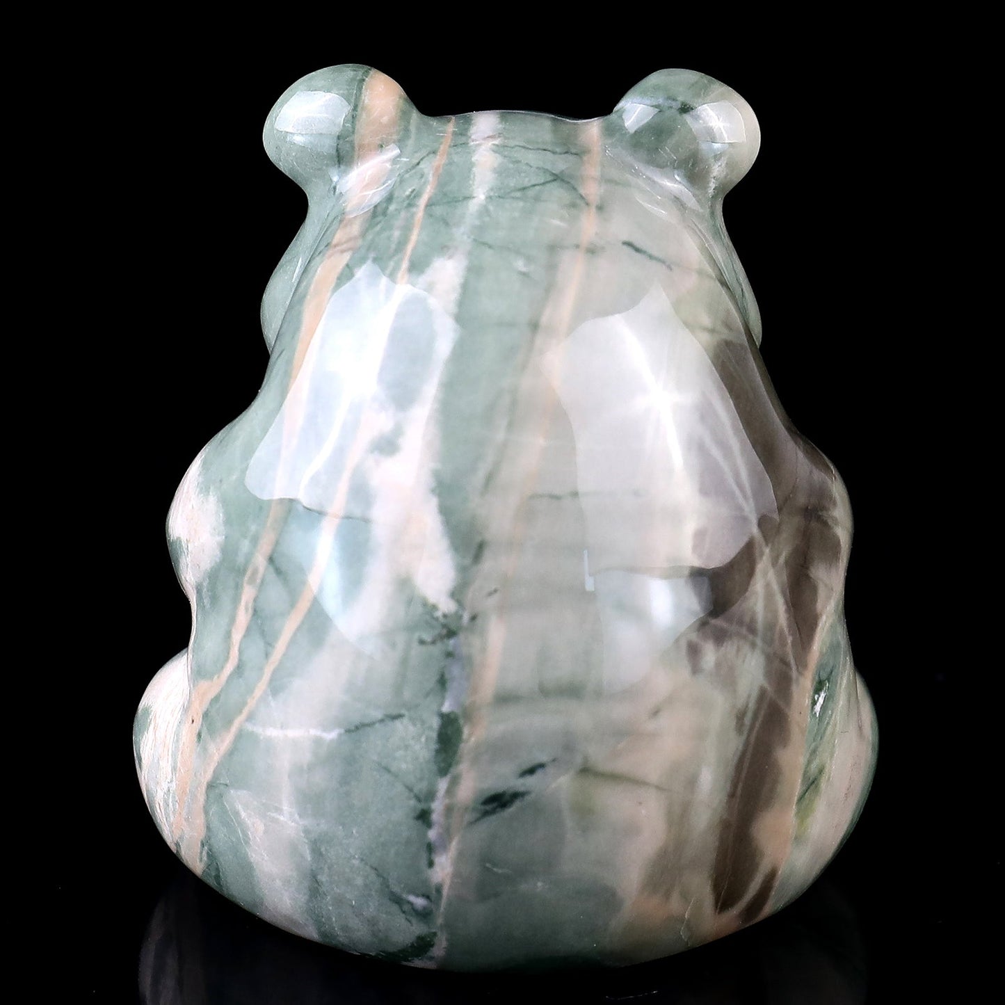Nicedony 2.8" Jiulong Jade Hand Carved Crystal Panda Sculpture - View 14