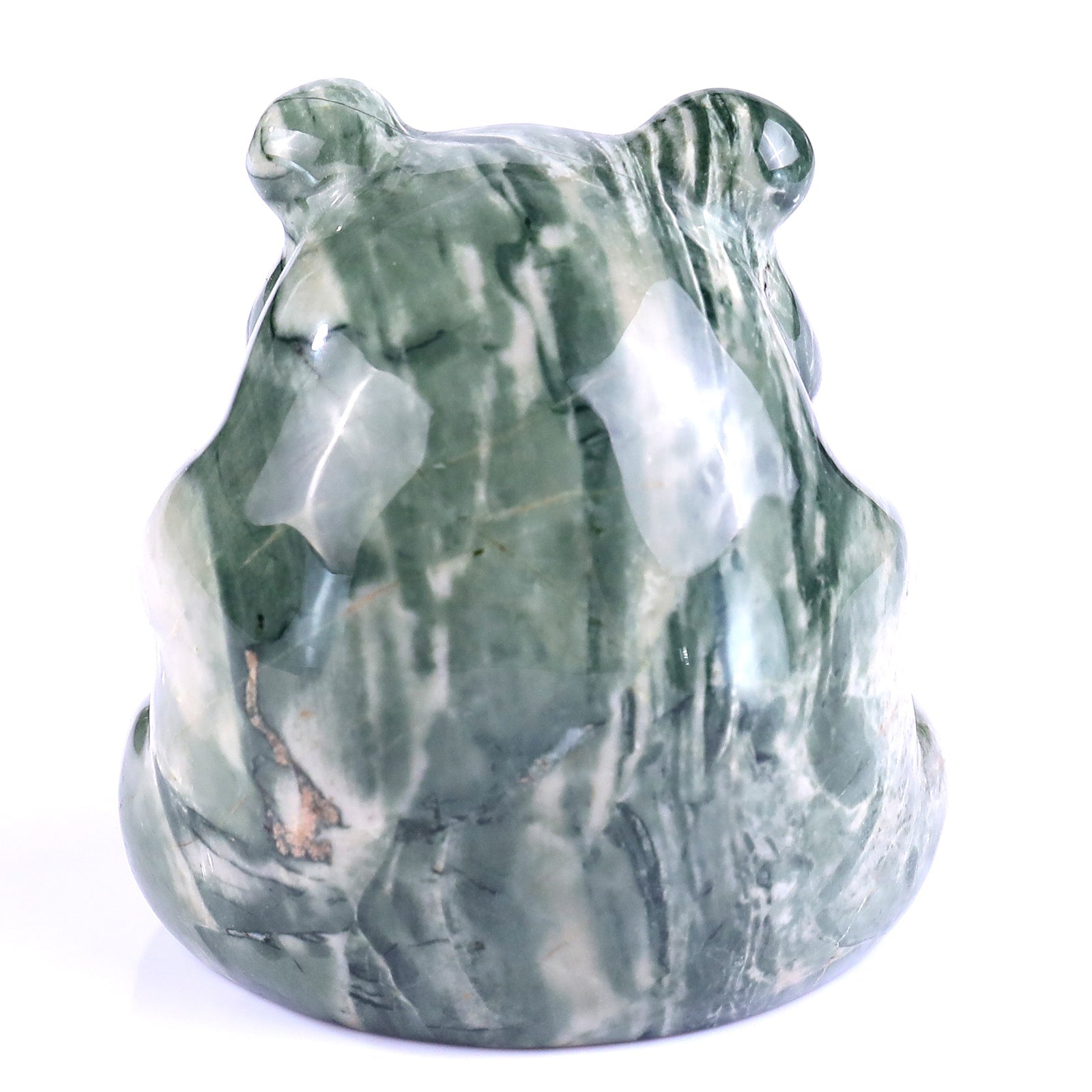 Nicedony 2.8" Jiulong Jade Hand Carved Crystal Panda Sculpture - View 5